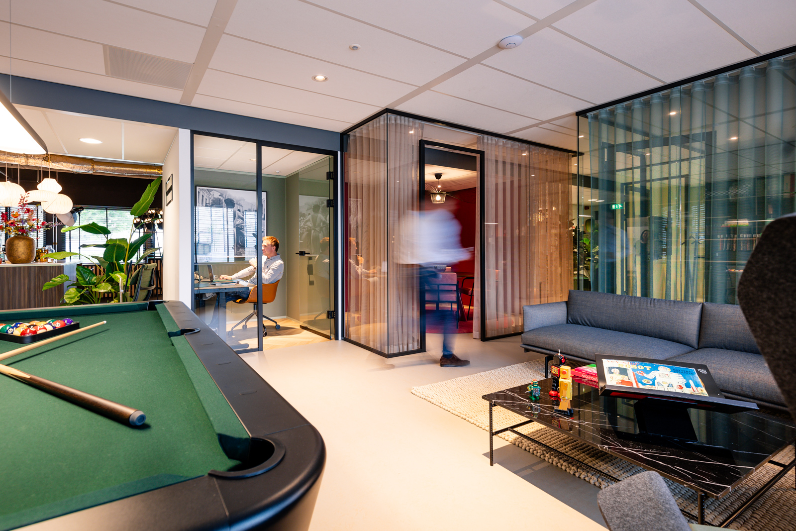 Plek voor focus en plek om op te laden